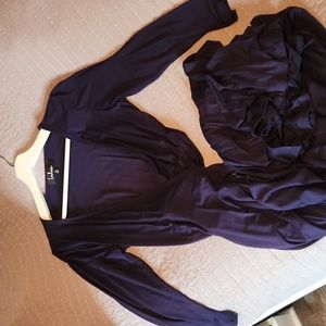 Lulu's knit wrap maxi dress